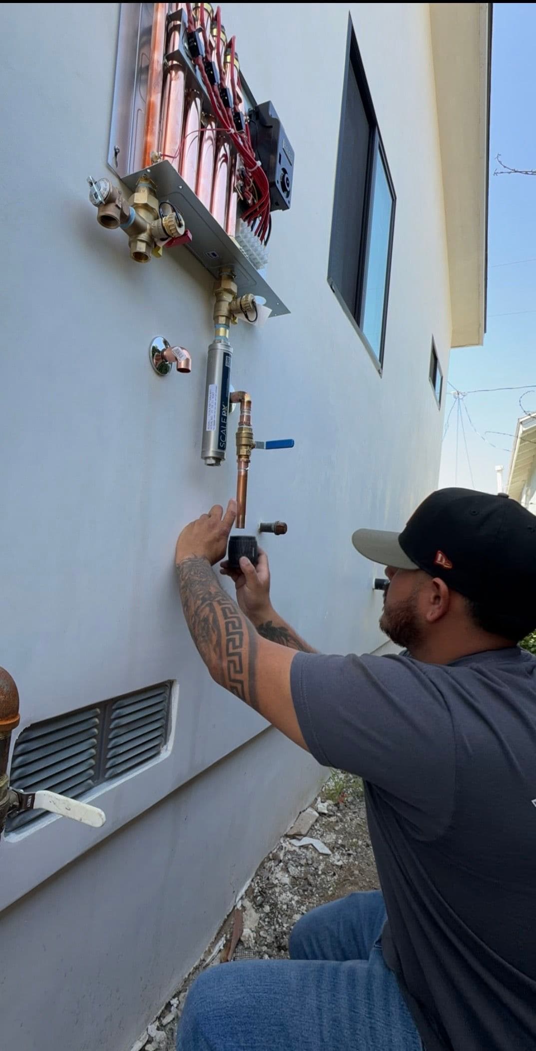 Electric Tankless Water Heater Installation for a New ADU image