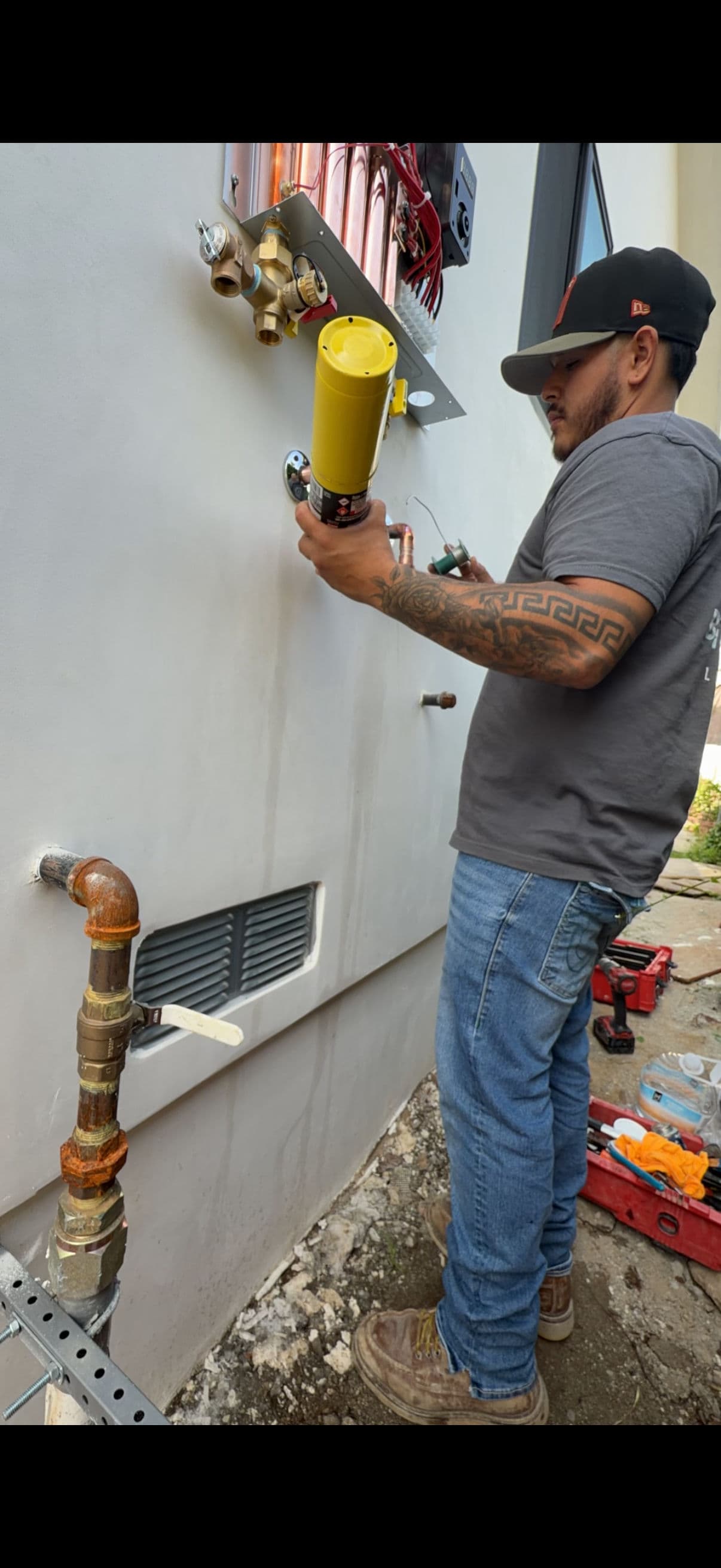 Gallery photos for Electric Tankless Water Heater Installation for a New ADU: Image #1